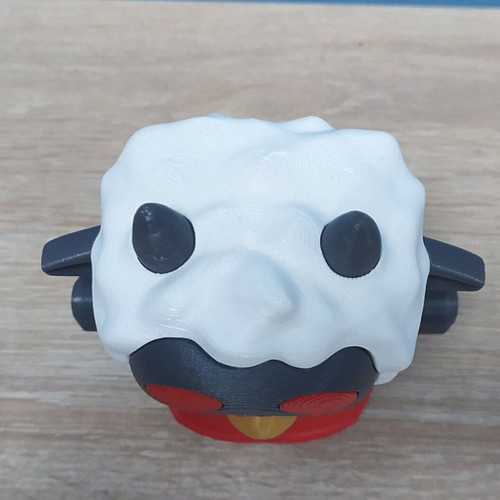 Cult of the Lamb figure 3D printed, 12 cm, new