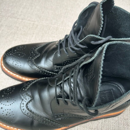 Ortodoux leather boots like new, black, size 44-44.5