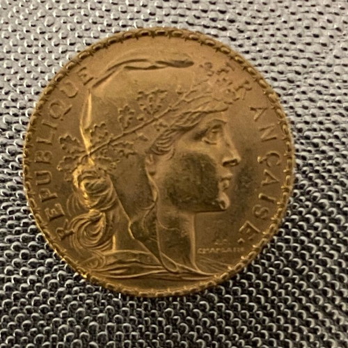 French francs like new, set of 20