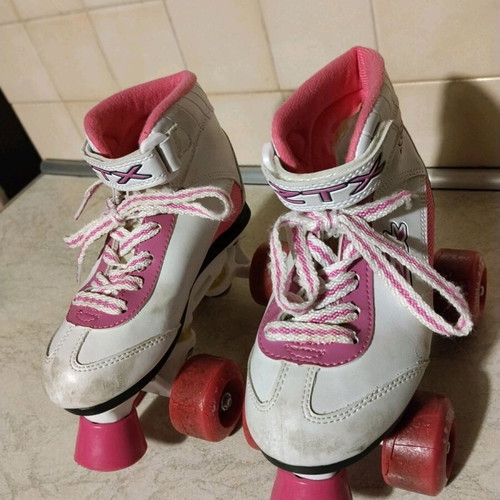 ZTX kids rollers used white-pink US 2 (EU 33–34)