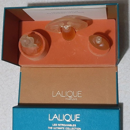 Les Introuvables The Ultimate Collection Crystal Rare Limited Bottles by Lalique Pure Parfum new