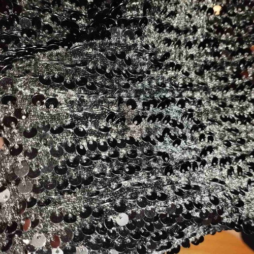 Black pants with sequins Dejavu like new