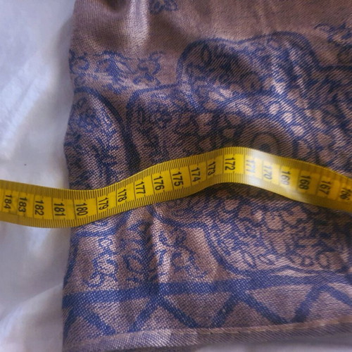 Pashmina like new, blue multicolor