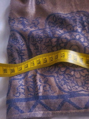 Pashmina like new, blue multicolor