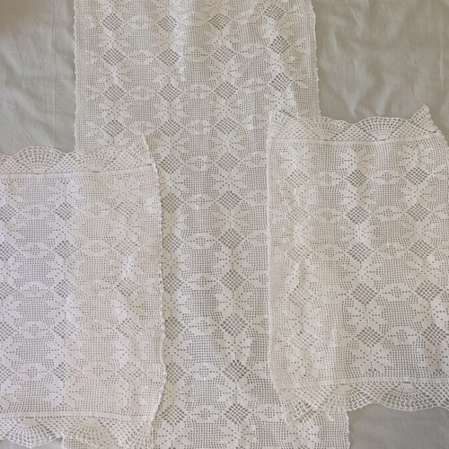 Handmade table linen set unused
