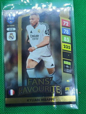 Κάρτα K.Mbappe Fans Favorite FIFA 365 Adrenalyn XL 2024-2025 καινούργια