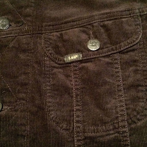 LEE “RIDER” CORDUROY XL BLACK JACKET