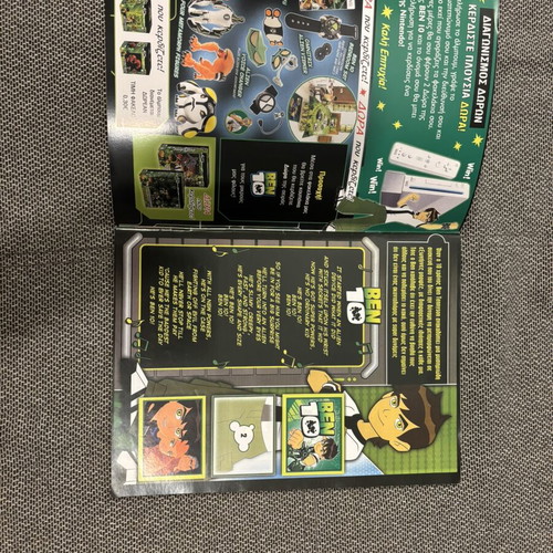 Ben10 sticker album like new with 94 stickers and poster