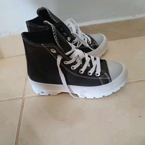 Luigi canvas sneakers used, size 36, black athletic