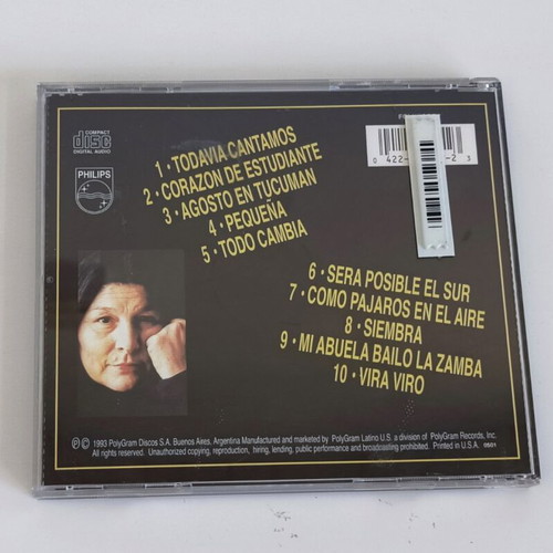 Mercedes Sosa ¿Sera Posible El Sur? CD used