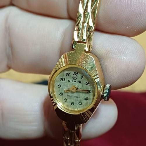 Silver Ancre 17 Rubis Vintage Mechanical Women's Watch like new