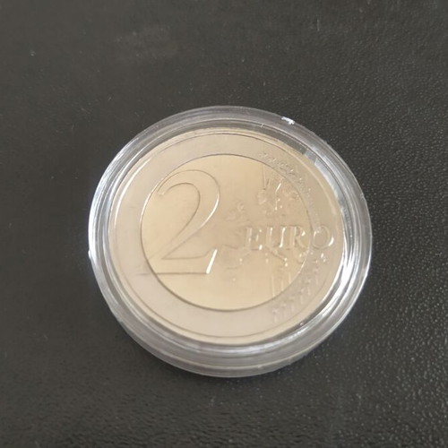 2 Euro Coin Cyprus 2018 used in protective capsule