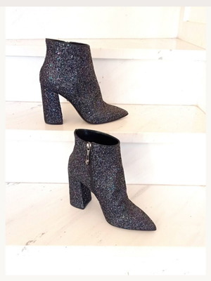 Just Cavalli ankle boots size 41 with glitter, new