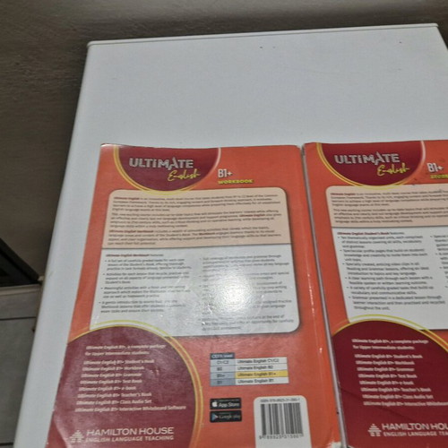 Ultimate English B1+ student's book and workbook used