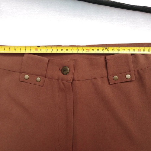 Women's fabric pants brown like new, size XXS