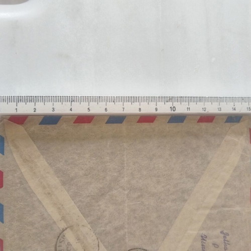 Postwar Airmail Envelope with Thematic Animal Stamps 1945 used