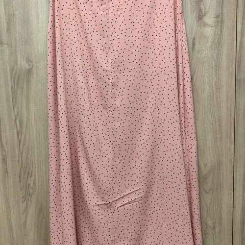 New Look pink polka dot midi skirt like new, EU 40