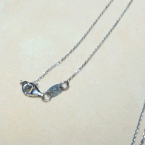 Silver and rose gold necklace