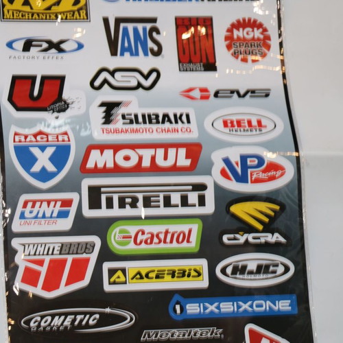 Motorcycle club vinyl stickers BB141 Motul new, 42x28cm