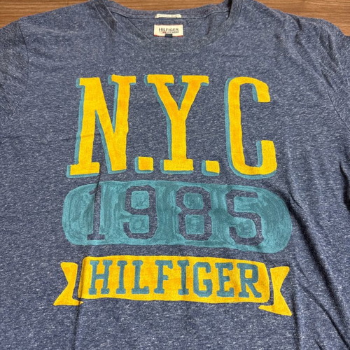 Tommy Hilfiger Denim T-shirt “NYC 1985” blue size XXL like new