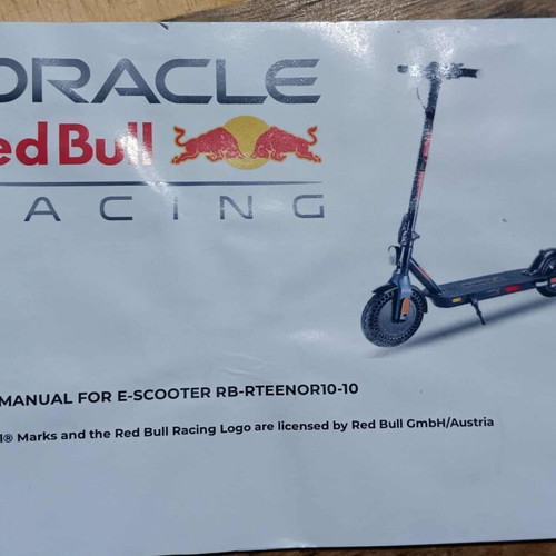 Electric Scooter Red Bull Race Teen 10" 350W like new