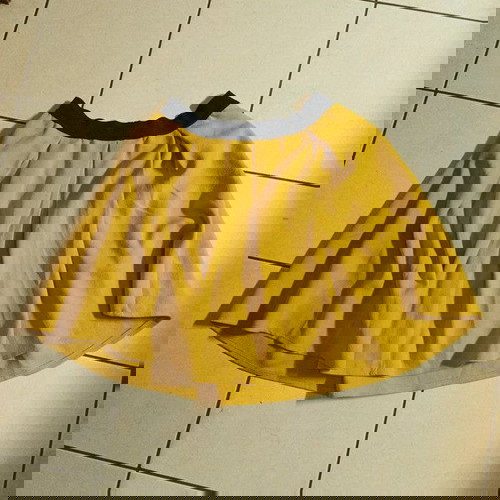 Sisley women skirt yellow size M
