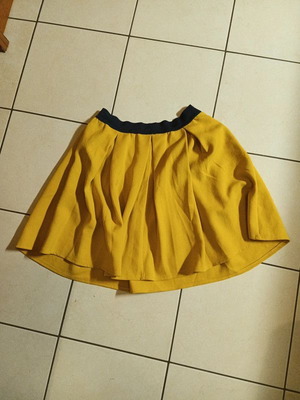 Sisley women skirt yellow size M