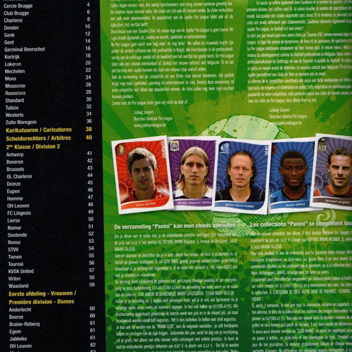 Panini Belgium Football 2009 Album new