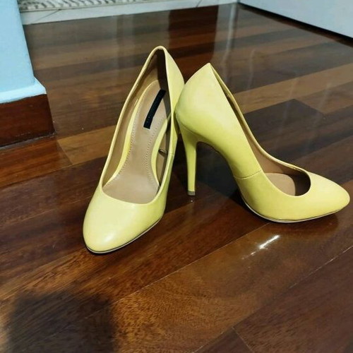 Zara pumps new, yellow, size 36