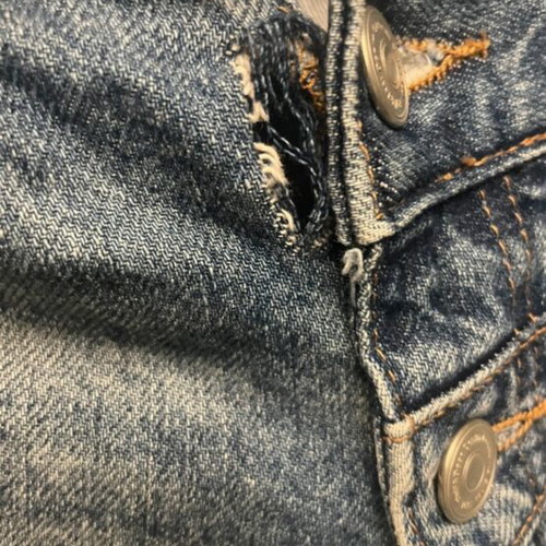 Pull & Bear Jean with double waist blue used, size L