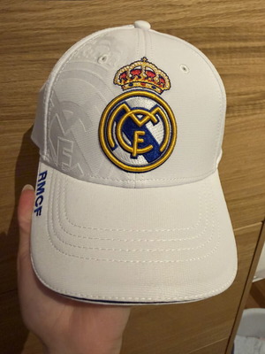 Real Madrid white cap, official product