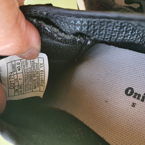 Onisuka shoes size 42 used, black