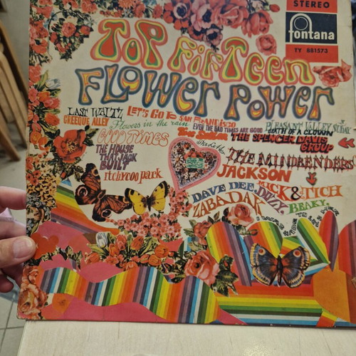 Top Fifteen Flower Power LP used, psychedelic pop collection 1967