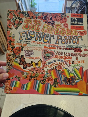 Top Fifteen Flower Power LP used, psychedelic pop collection 1967