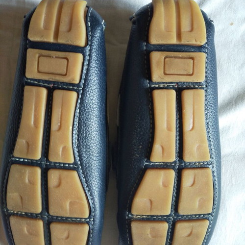 Scarpy leather shoes navy size 36 new