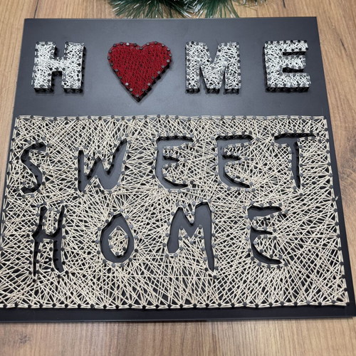 Home Sweet Home string art made to order