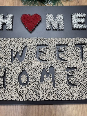 Home Sweet Home string art made to order