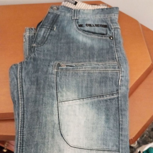 Boy's denim jeans, size 152 cm, grey
