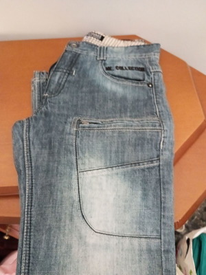 Boy's denim jeans, size 152 cm, grey
