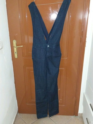 BSB denim overalls blue like new, size XS