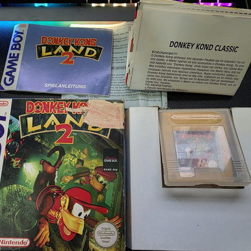 Donkey Kong Land 2 Game Boy used, classic platform adventure