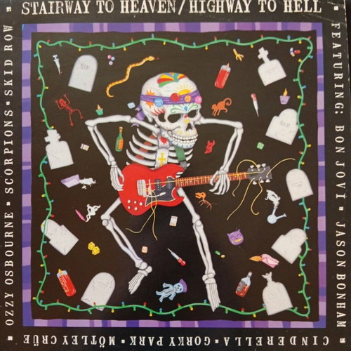 Stairway to Heaven / Highway to Hell rock LP collection 1989