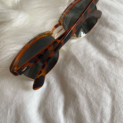 LaTris women's tortoiseshell sunglasses new, Clubmaster style with UV400 filter