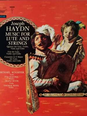 Joseph Haydn Music For Lute And Strings vinyl used, classical music