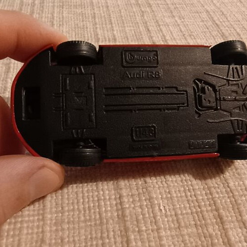 Audi R8 by Burago collectible toy car like new