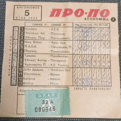 PROPO 1966 used clipping from 5th contest