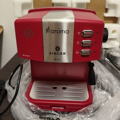 Singer Aroma ES-851R Espresso Coffee Maker 2 in 1 New