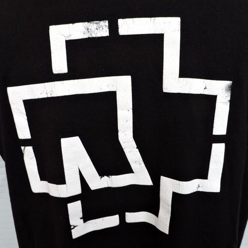 Rammstein Kreuz Vintage T-Shirt size L like new, black and white