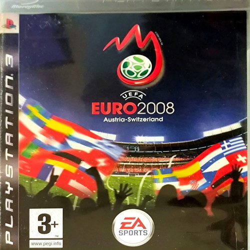 PS3 Euro 2008 used, with signs of use