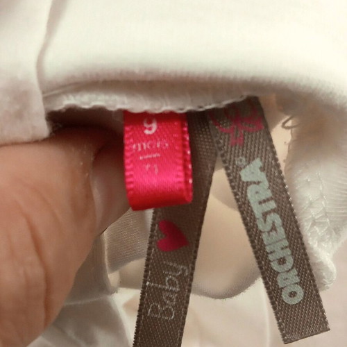 Orchestra white shirt 9 months with closed neck like new